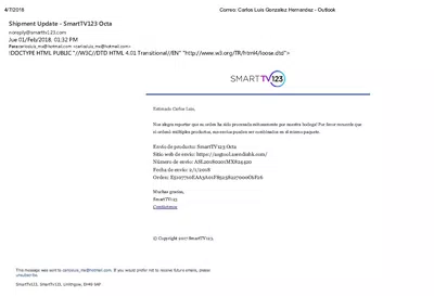 Que me envíen el producto o devuelvan mi dinero