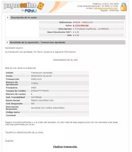 Espera de devolución de producto