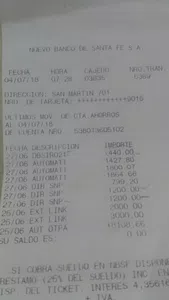 Me sacaron plata de mas