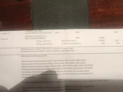 Saber a que corresponde el debito