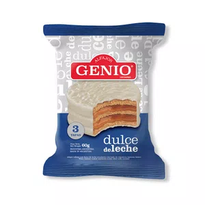 Alfajores genios triples blancos en mal estado