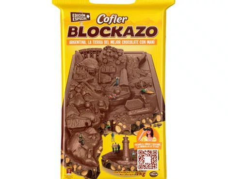 Chocolate blockazo estaba seco y todo blanco