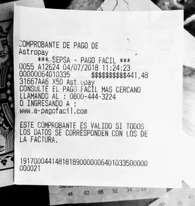 Acreditación urgente de mi pago o devolución de mi dinero