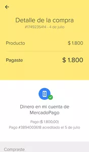 Devolucion de compra de un estafador de 50 usd