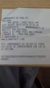 Astroplay complete la transacción de pago