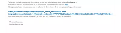 Cancelación