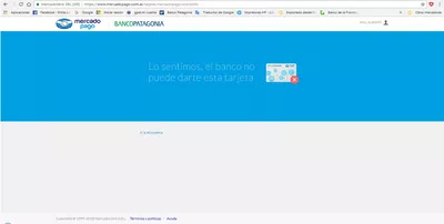Que banco patagonia me otorgue  la tarjeta de crédito de mercado pago