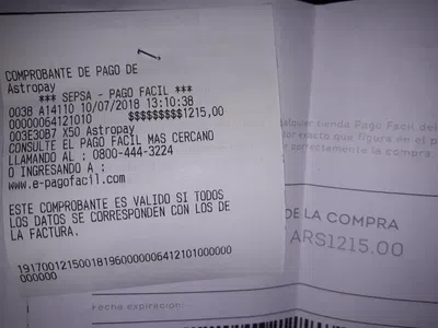 Todavía no se me acredito el pago