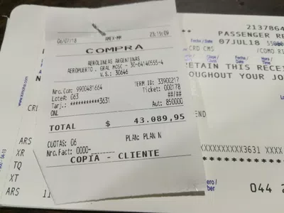 Reclamo de pasajes