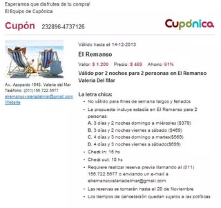 Compre viaje en cuponica, me estafaron y reclamé y nunca me devolvieron mi plata