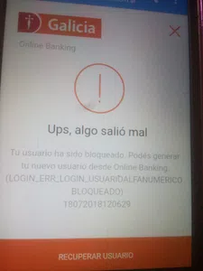 Reclamo de usuario