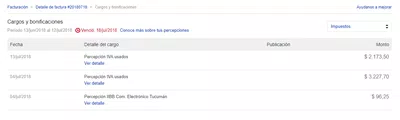 Doble facturacion en un mismo mes con vencimiento a los 5 dias