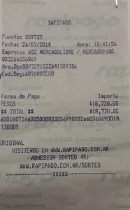 Que me acrediten el pago
