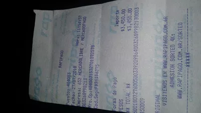 Que me devuelvan el dinero que deposite en rapi pago ya que me dieron  de vaja