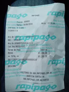 Reclamo rapipago