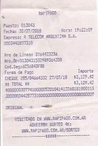 Habilitacion inmediata de linea