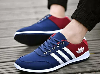Entrega de zapatos tenis adidas bicolor