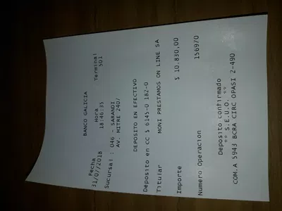 Que me agan la devolución de 10.821.67 pesos que me debitaron por error