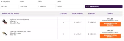 Reintegro por incumplimiento