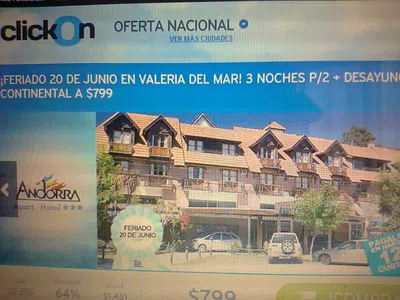 Compre por tres noches pero me informan que son dos