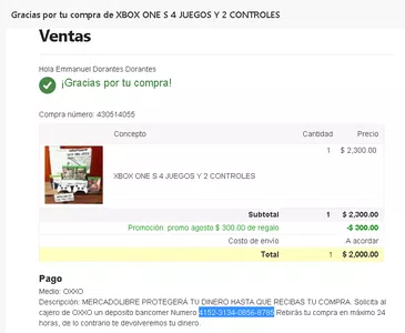 Devolucion de mi dinero por compra que no ha llegado