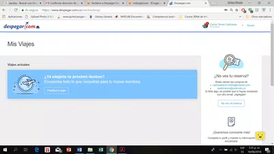 Necesito que me aparezca mi reservación ya paga, en la plataforma