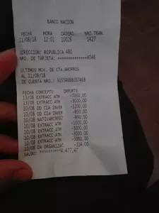 Devolución y cerrar cuenta