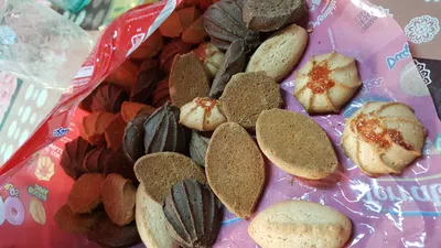 Reposición o explicación de galletitas variedad