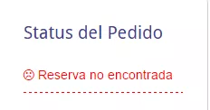 Reserva no encontrada (ayuda)
