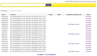 Todavia no me dieron la factura a de junio 2018 de mercado envíos