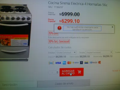Estafa publicitaria de easy en la web
