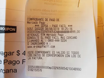 Dicen que mi pago no fue acrediado cuando de pago facil dicen que si tkt5224221