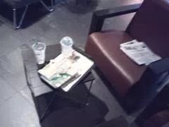 Mugre en starbucks