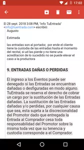 Mis entradas