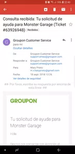 Nadie me responde ni con servicio ni reembolso y no hé hecho uso del servicio