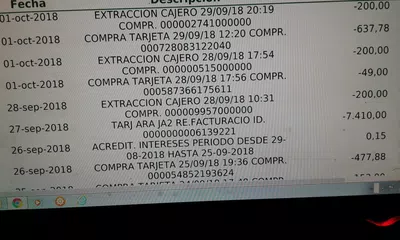 Necesito solucion al problema , en mis movimientos  realizados  figura el pago