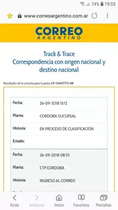 Que llegue en tiempo y forma el envío