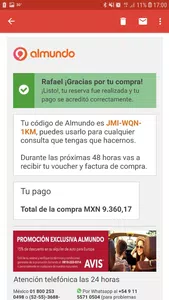 Devolución inmediata de mi dinero