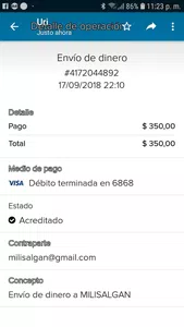 Que haga la entrega o devuelva la plata y sea denunciada