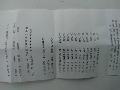 Que me expliques xq me descontaron 9000 peso sí no saqué un préstamo