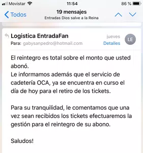 Que me devuelvan el dinero