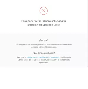 Me retiene mi dinero mercado pago