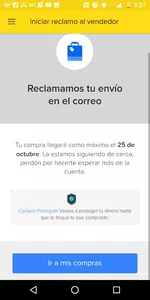 No llega el producto a tiempo