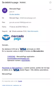 Baja de debito automático de donación por mercado pago