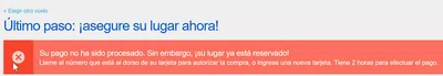 Despegar no cumple con plazo de cancelación de reserva (2 horas)