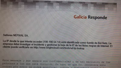 Que saquen la ip publica de la lista negra