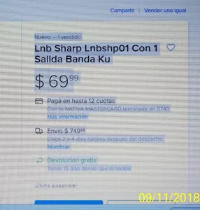 Costos de envío diferentes al mismo domicilio  y el mismo producto