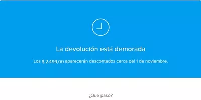 Mercadolibre no devuelve el dinero