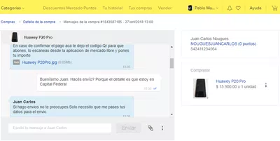 Pagué qr con tarjeta de crédito, nunca me llegó el producto