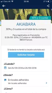 Francés no me reintegro dinero por promocion